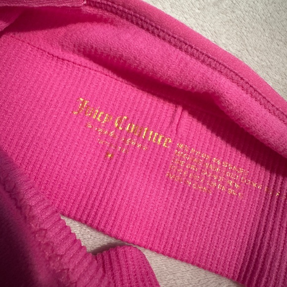 Juicy Couture Pink Sports Bra NWOT - Picture 4 of 10